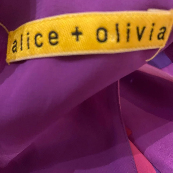 Alice + Olivia silk dress size 2 - Picture 4 of 5